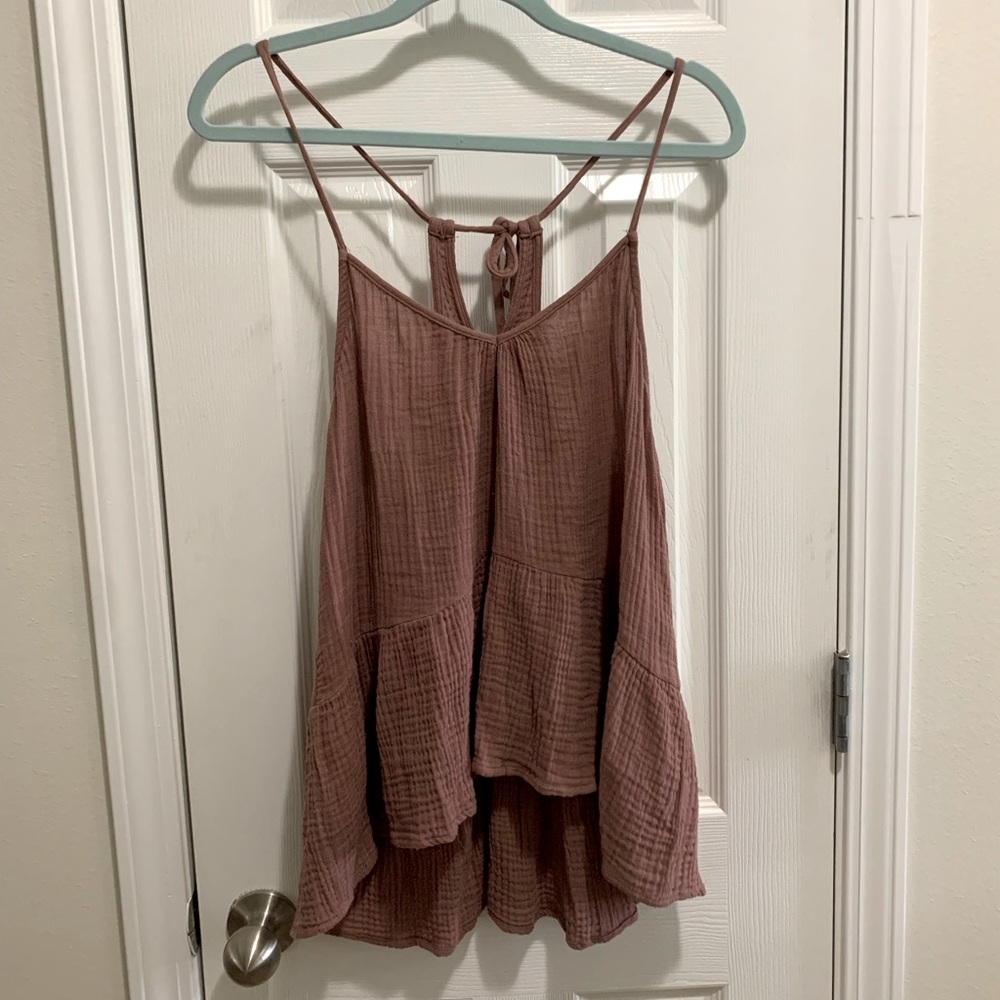 Ruffle Tank Sz Large